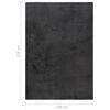 vidaXL Rug Faux Rabbit Pelt 180x270 cm Anthracite