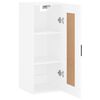 vidaXL Wall Mounted Cabinet White 34.5x34x90 cm Engineered Wood