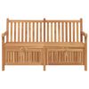 vidaXL Garden Storage Bench Brown 150 x 60 x 90 cm Solid teak wood