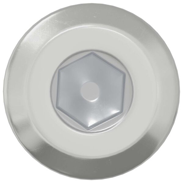 vidaXL Head Lock Screw 2 pcs Silver M6 x 15 mm Steel