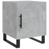 vidaXL Bedside Cabinets 2 pcs Concrete Grey 40x40x50 cm Engineered Wood