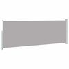vidaXL Retractable Side Awning 160 x 500 cm Grey
