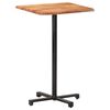 vidaXL Bar Table with Live Edges 60x60x110 cm Solid Acacia Wood