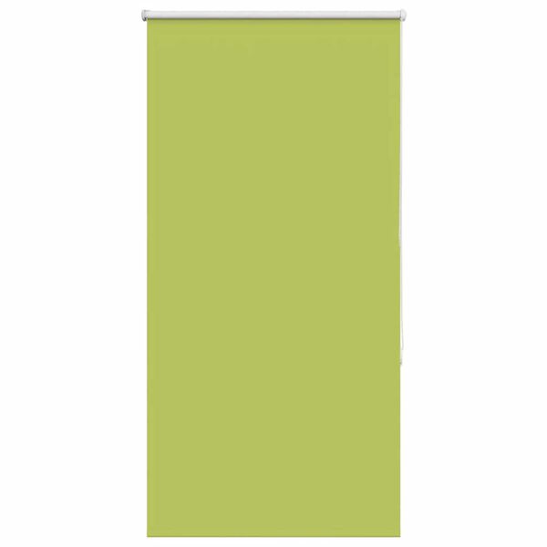 vidaXL Roller Blind Blackout Leaves Green 70x175 cm Fabric Width 65.7 cm Polyester