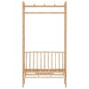 vidaXL Garden Bench with Pergola 116 cm Bamboo
