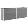vidaXL Garden Raised Bed | Grey | Wood-plastic composite, steel | Large | Sturdy