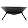 Perel Fire Bowl 56x26cm Black