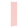 vidaXL Pleated Blind Pink 60x200 cm Fabric Width 59.4 cm Polyester