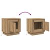 vidaXL Bedside Cabinet 2 pcs Artisan Oak 44 x 34.5 x 45 cm