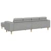 vidaXL Sofa Set Cloud grey Fabric