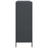 vidaXL Sideboard Anthracite 135x39x103.5 cm Cold-rolled Steel