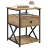 vidaXL Bedside Cabinet with Drawer 2 pcs Artisan Oak 40 x 42 x 55 cm