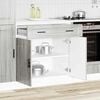 vidaXL Kitchen Base Cabinet&nbsp;Porto Grey Sonoma Engineered Wood