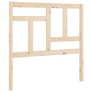 vidaXL Bed Headboard 95.5x4x100 cm Solid Wood Pine