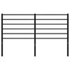 vidaXL Metal Replace Headboard Black 135 cm
