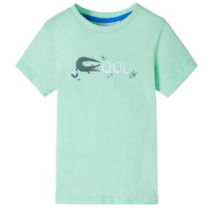 Kids' T-shirt with Short Sleeves Light Green 92