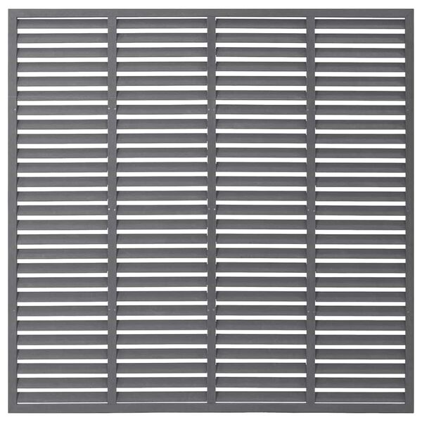 vidaXL Louver Fence WPC 180x180 cm Grey