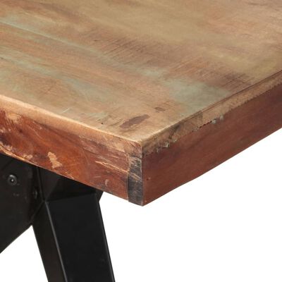vidaXL Dining Table 200x90x76 cm Solid Reclaimed Wood