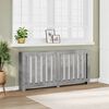 vidaXL Radiator Cover Concrete Grey 175 x 20 x 82 cm Engineered Wood