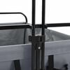 vidaXL Folding Hand Trolley Manual Grey 89 x 63 x 96 cm