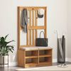 vidaXL Hall Tree SANDNES 87x40x159.5 cm Solid Wood Pine