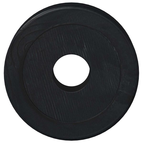 vidaXL suitable for Flat Washer 2 pcs Black &empty;15 x 3 mm PVC Copolymer