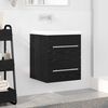 vidaXL Sink cabinet Black Oak 38.5 x 41 x 48 cm Engineered Wood