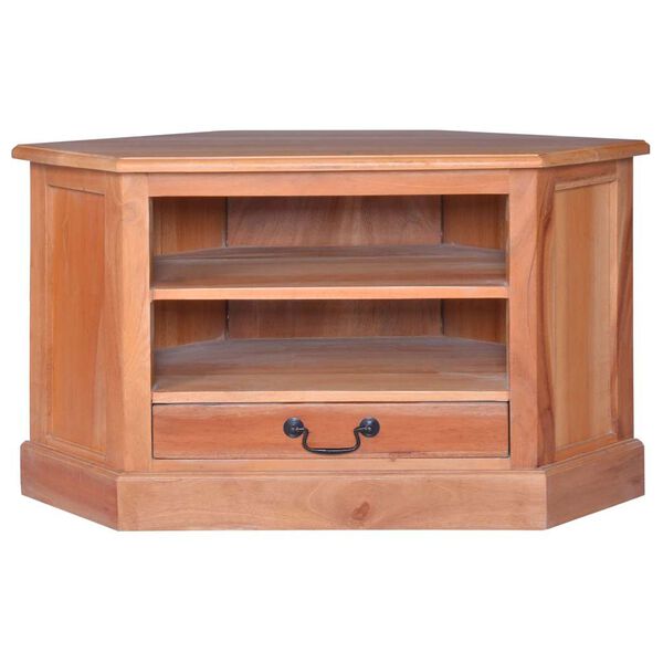 vidaXL TV Stands Brown 80 x 40 x 45 cm Solid Mahogany Wood