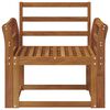 vidaXL Outdoor Sofa Solid Acacia Wood Natural