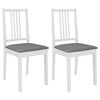 vidaXL 3 Piece Dining Set MDF Grey
