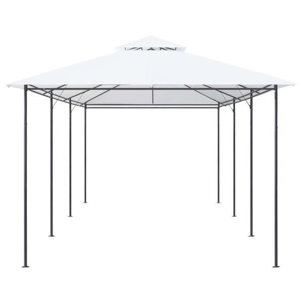 vidaXL Gazebo 600x298x270 cm White 180g/m²
