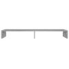 vidaXL Monitor Stand Grey Sonoma 110x23.5x9 cm Engineered Wood