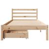 vidaXL Bed Frame without Mattress 90x200 cm Solid Wood Pine