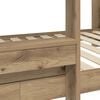 vidaXL Bunk Bed for Kids Artisan Oak 80 x 160 cm Engineered Wood