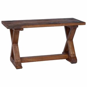vidaXL Bench Natural 85 x 35 x 45 cm Solid Reclaim wood