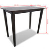 vidaXL Wooden Bar Table Brown