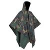 Waterproof Army Rain Poncho for Camping/Hiking Camouflage