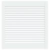 vidaXL Louvred doors with Door White 61.5 x 59.4 cm Solid Pine Wood