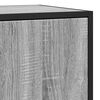 vidaXL Sideboard Grey Sonoma 68x35x76 cm Engineered Wood and Metal