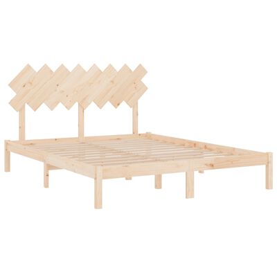 vidaXL Bed Frame 160x200 cm Solid Wood