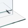 vidaXL Wall Mirror with Shelf 50x50 cm Tempered Glass