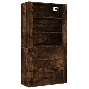 vidaXL Highboard Smoked Oak Engineered Wood