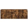 vidaXL TV Wall Cabinet Wall-mounted 2 pcs Smoked Oak 59.5 x 31 x 40 cm