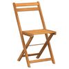 vidaXL Folding Bistro Chairs 6 pcs Solid Wood Acacia