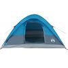 vidaXL Family Tent Dome 6-Person Blue Waterproof