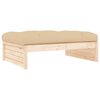 vidaXL Garden Footstool 120x80 cm Solid Wood Pine