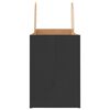 vidaXL Paper Bags 50 pcs with Handles Black 32x17x25 cm
