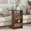 vidaXL Side Table Old Wood 40 x 35 x 60.5 cm Engineered Wood