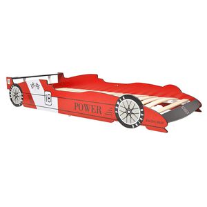 vidaXL Children's Race Car Bed 90x200 cm Red