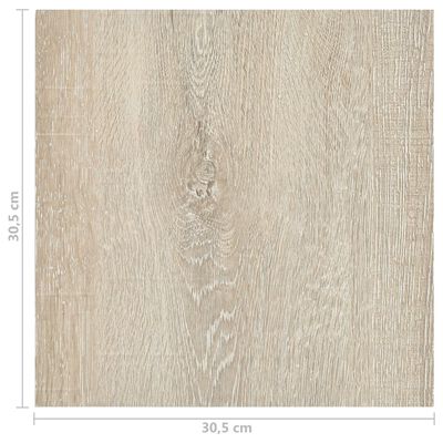 vidaXL Self-adhesive Flooring Planks 20 pcs PVC 1.86 m² Beige